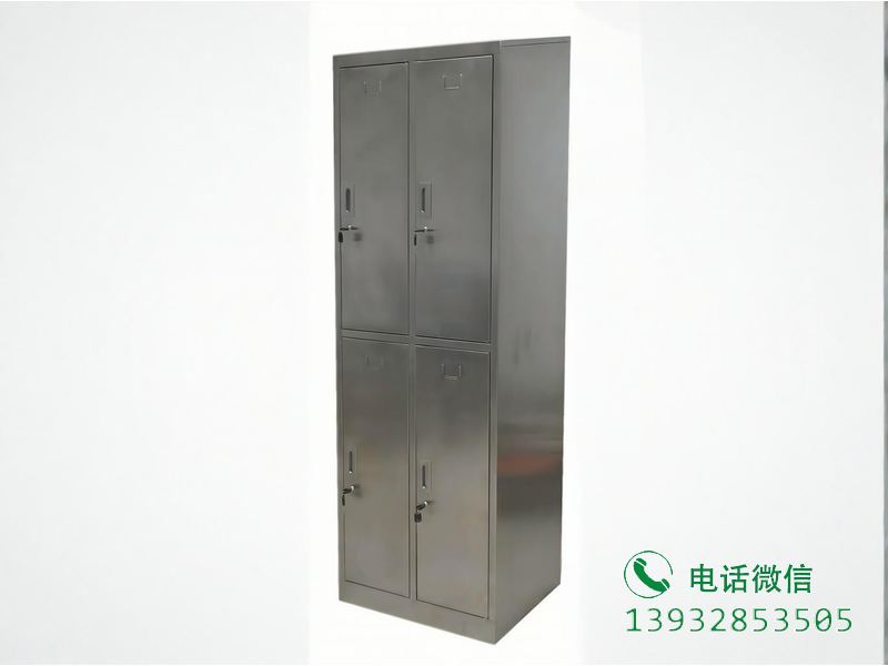 不锈钢四门斜顶衣柜